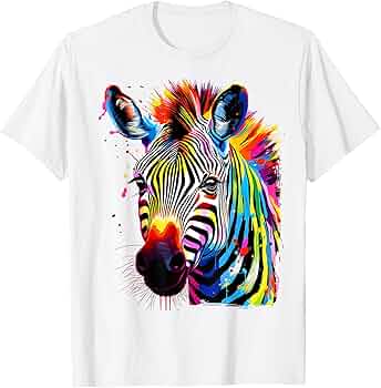 Zebra Zeabra T-Shirt Women Men T Shirts T-Shirt : Amazon.co